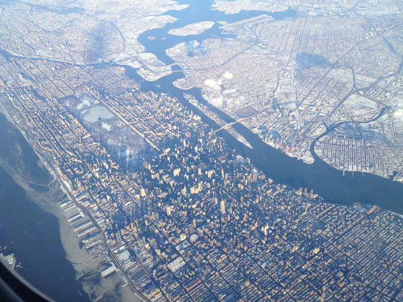 Frozen New York City welcoming me in Feb. 2014