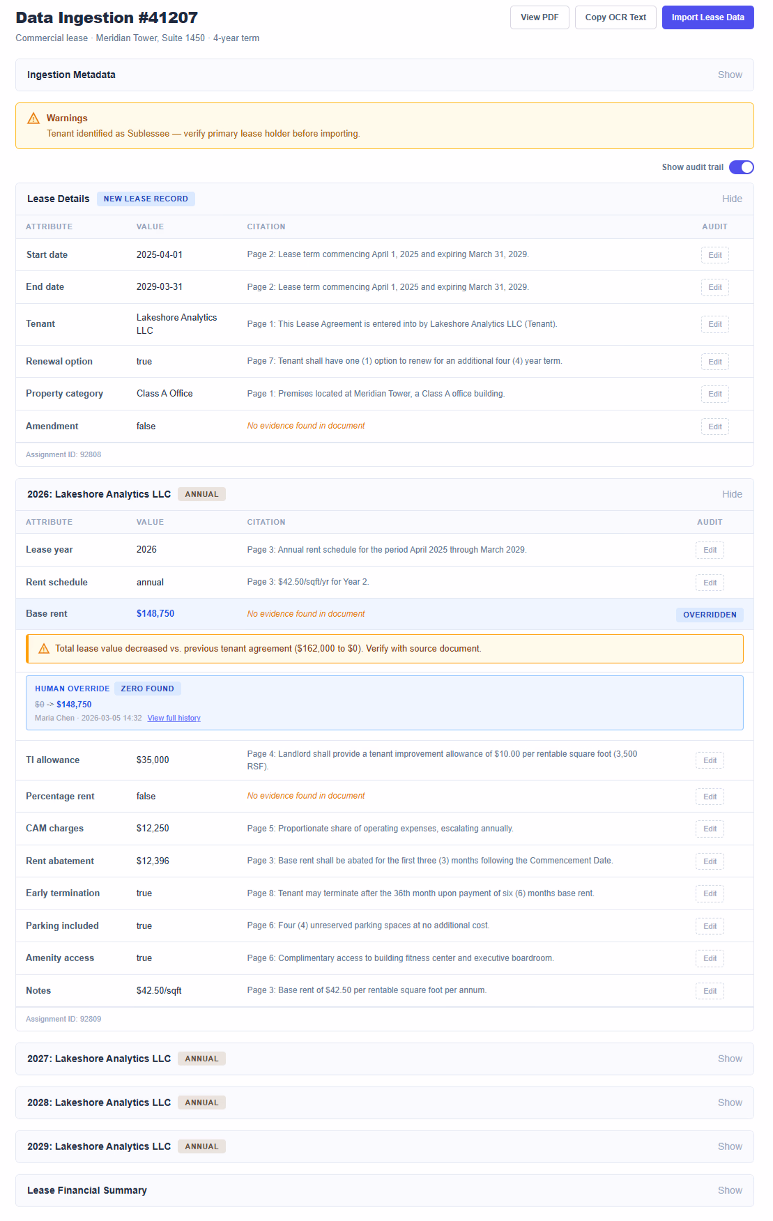 A mocked version of what the ingestion UI looked like.